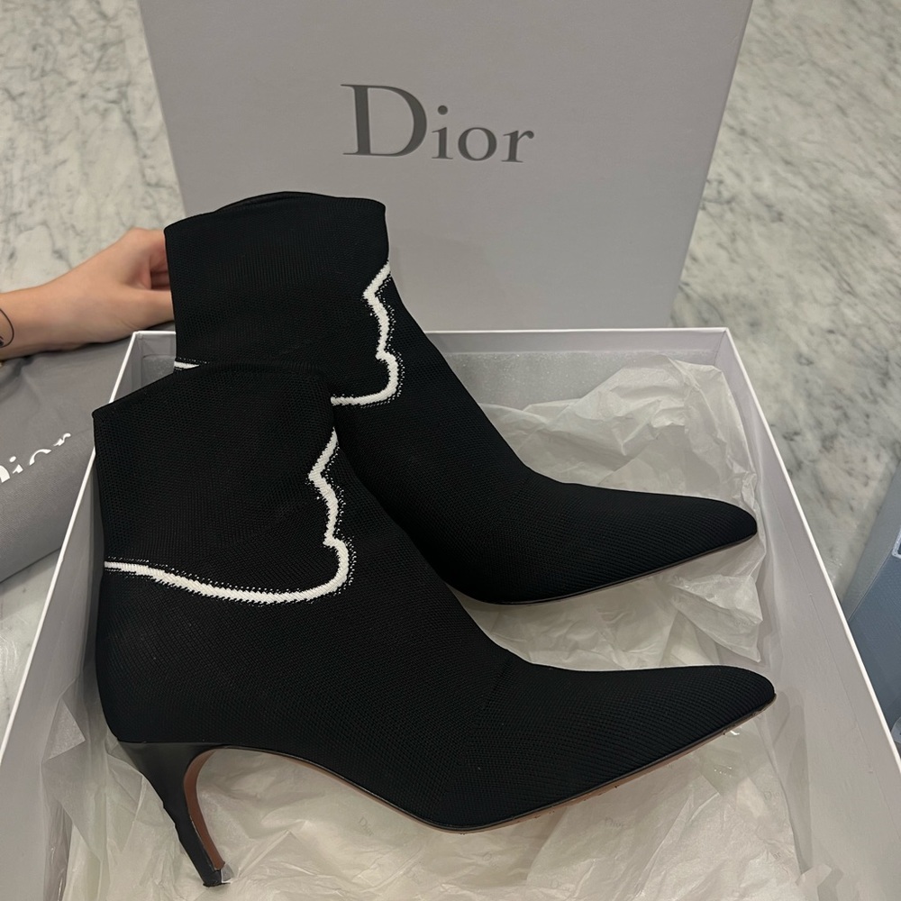 Dior black Spirit Boots/Booties